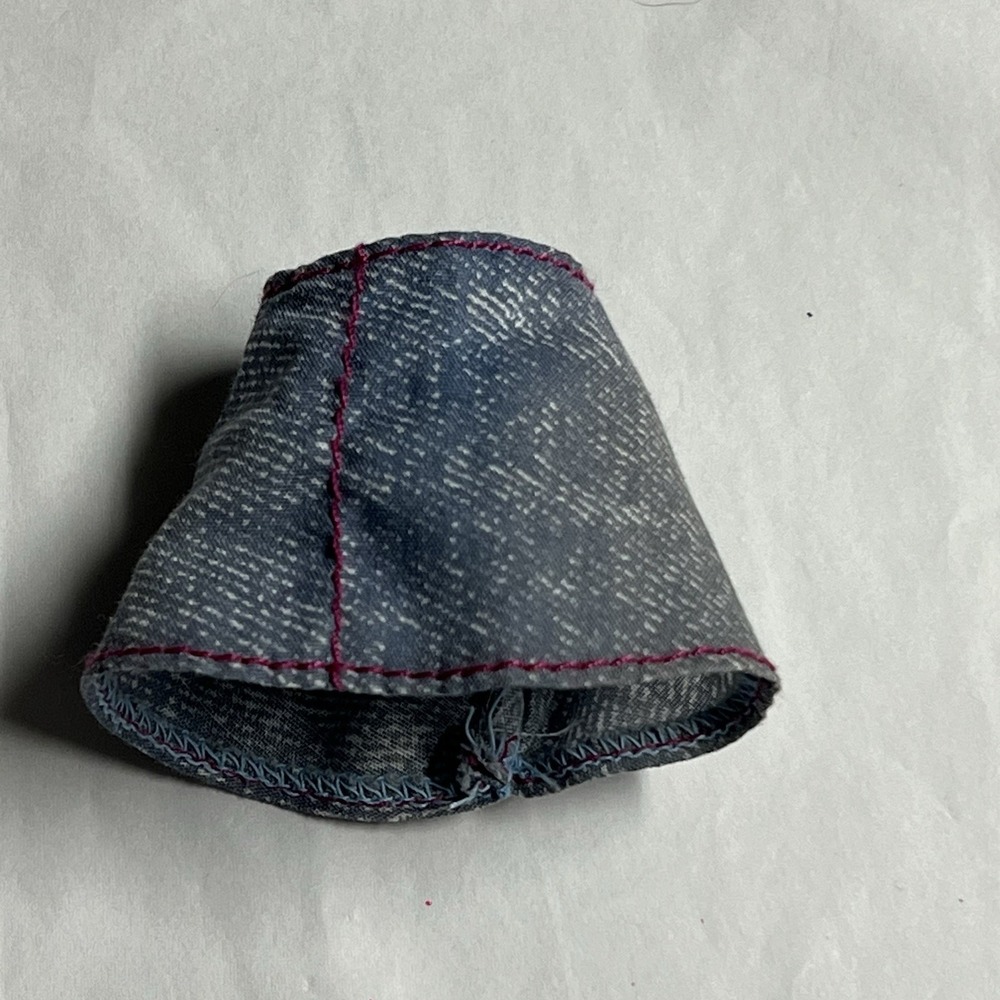 Vintage 1995 Barbie‎ Skipper Doll PHONE FUN Clothes Denim SKIRT 90s
